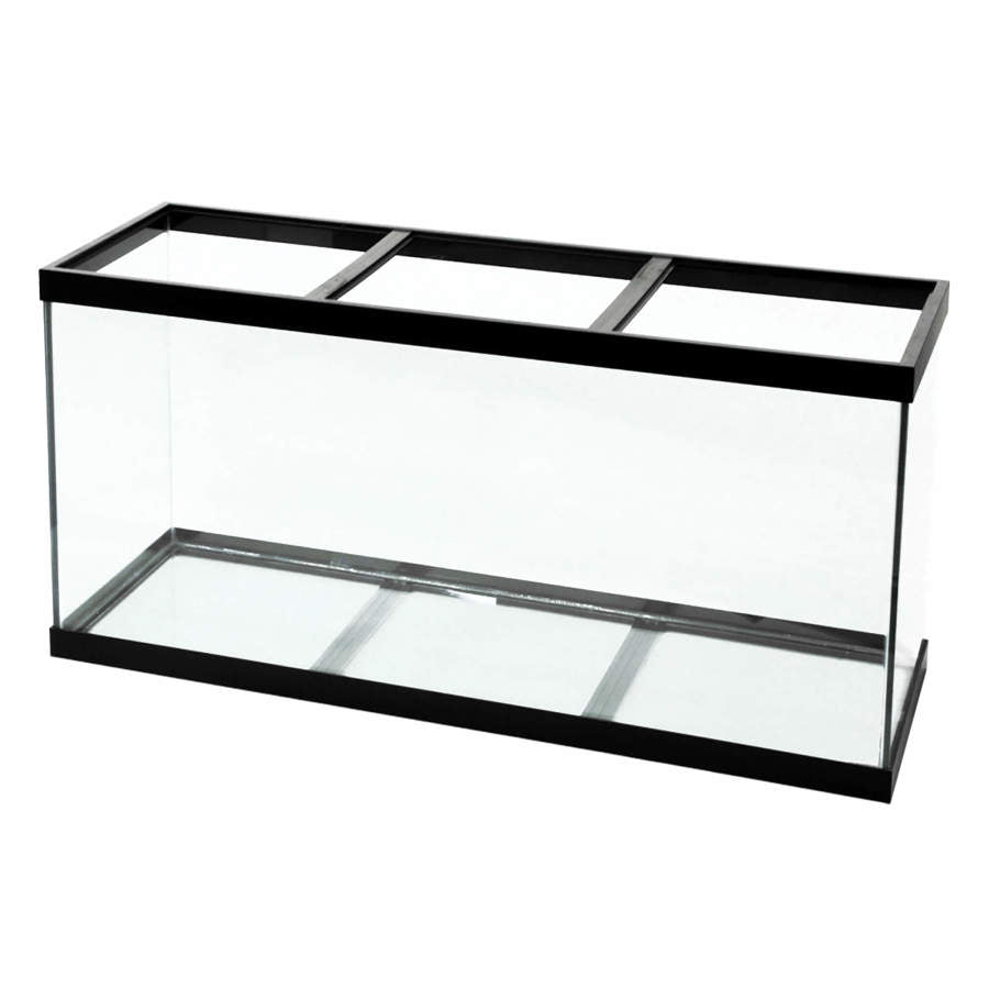 Aqueon Standard Rectangular Aquarium Black Trim 210 Gal - The Pet Source