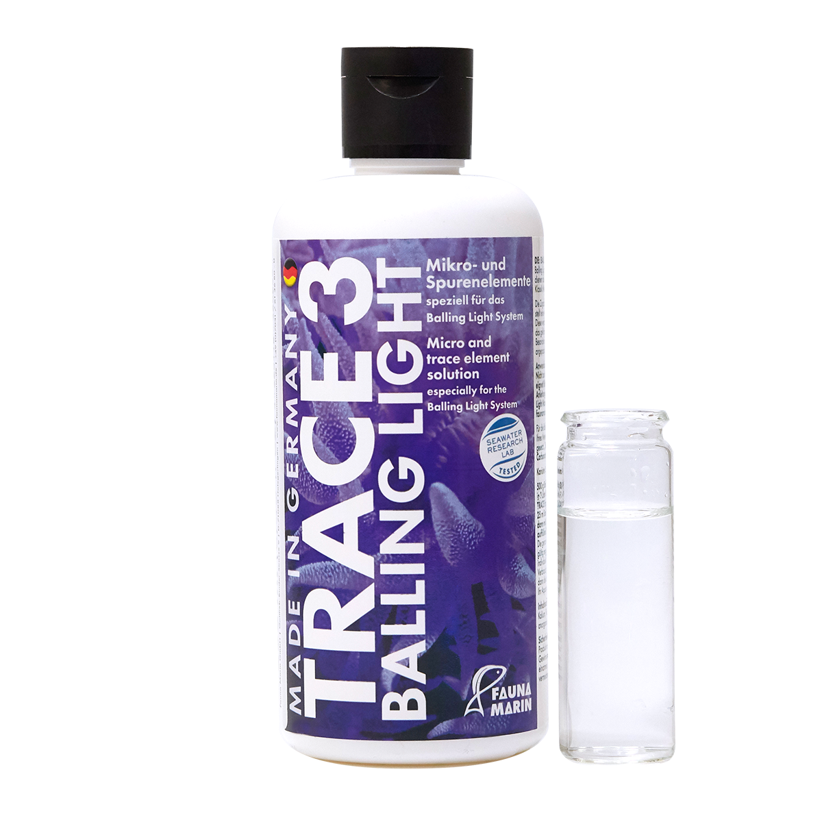 Fauna Marin Balling Trace 3 Metallic Health Fluorescent Effect 500ml - The Pet Source