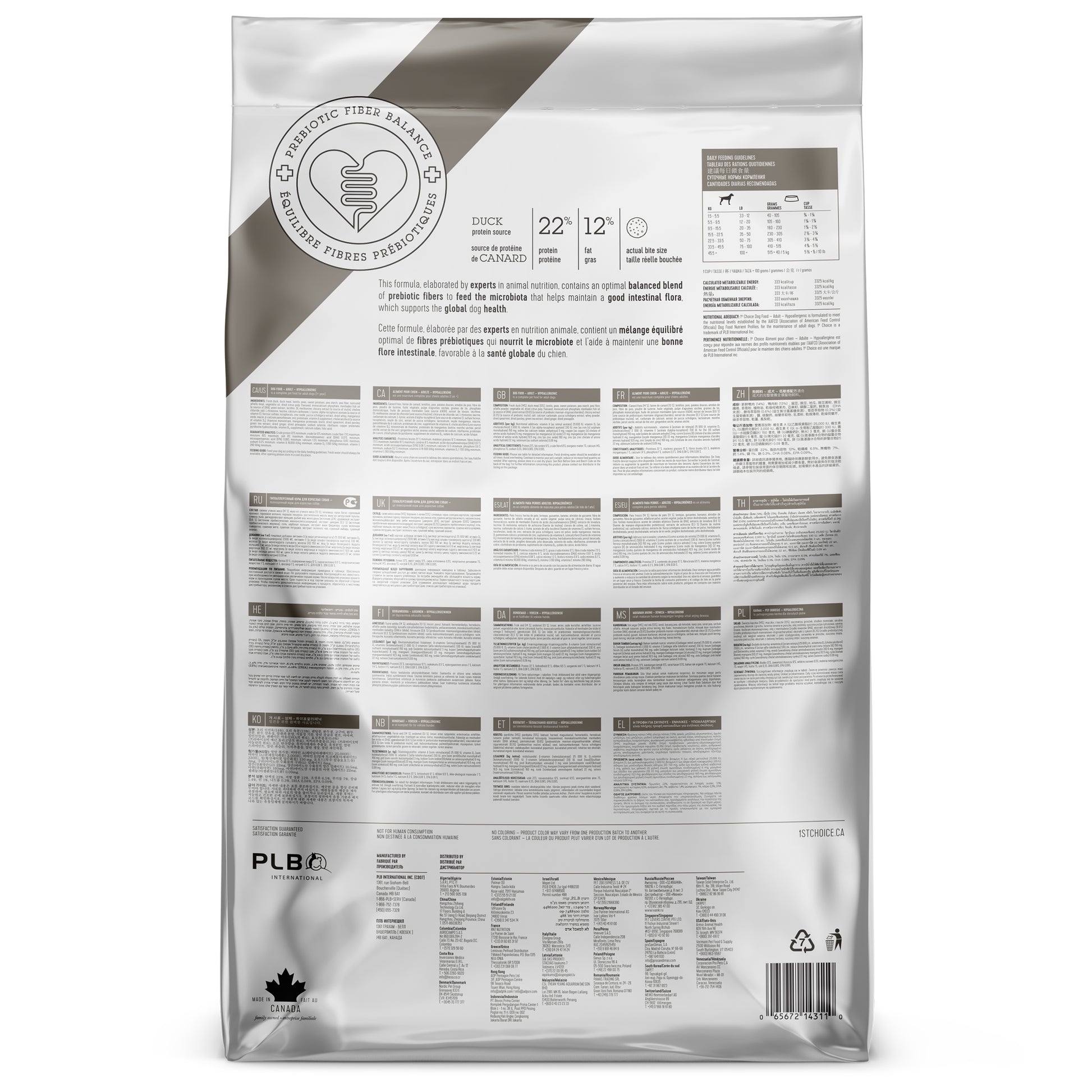 1st Choice Nutrition Hypoallergenic Duck Dry Adult Dog Food - 2kg - The Pet Source