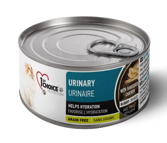 1st Choice Nutrition Urinary Health Shredded Chicken Adult Wet Cat Food - 85g - The Pet Source