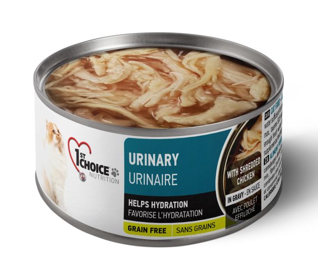 1st Choice Nutrition Urinary Health Shredded Chicken Adult Wet Cat Food - 85g - The Pet Source