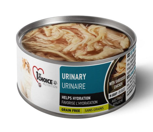 1st Choice Nutrition Urinary Health Shredded Chicken Adult Wet Cat Food - 85g - The Pet Source