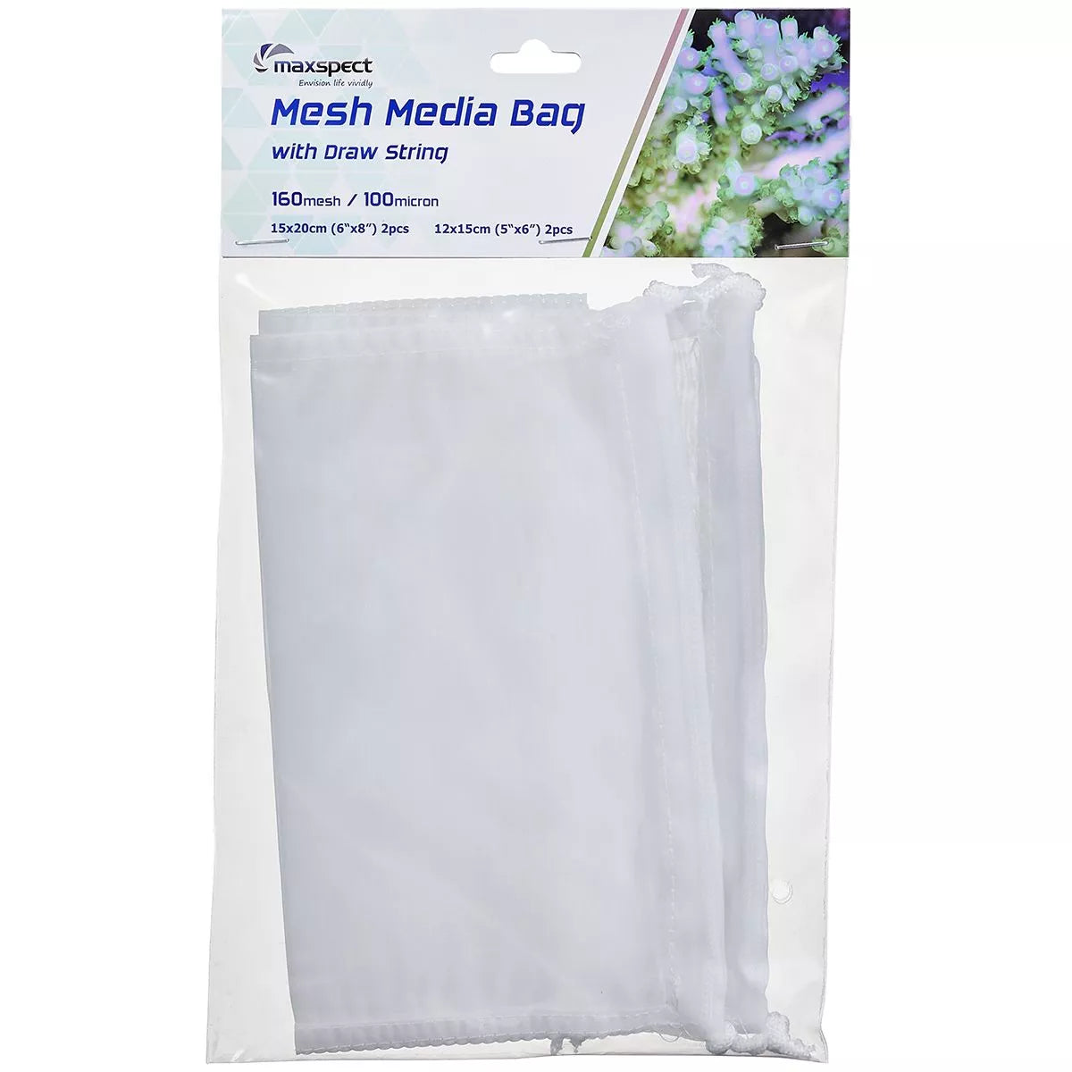 Maxspect Mesh Media Bag with Draw String (Set of 4) - The Pet Source