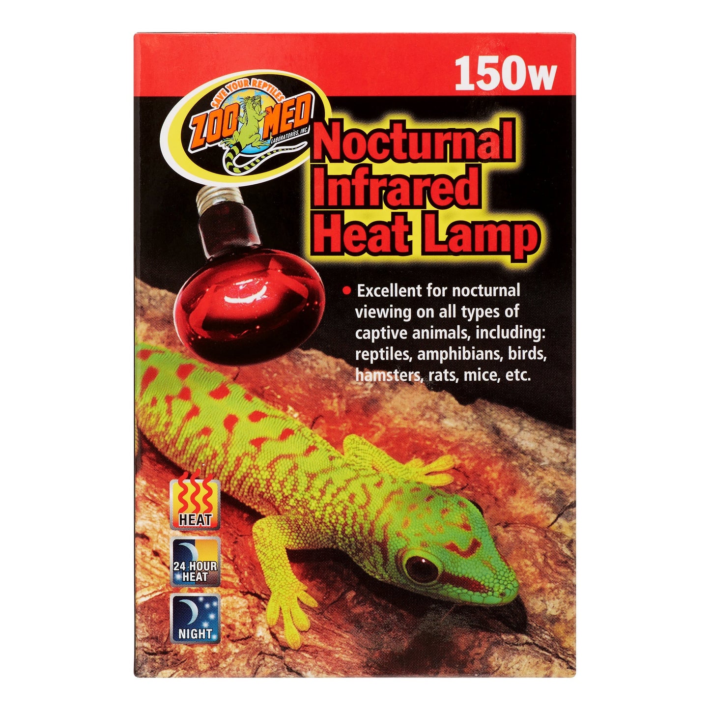 Zoo Med Repti Infrared Heat Lamp - 150 Watt - The Pet Source