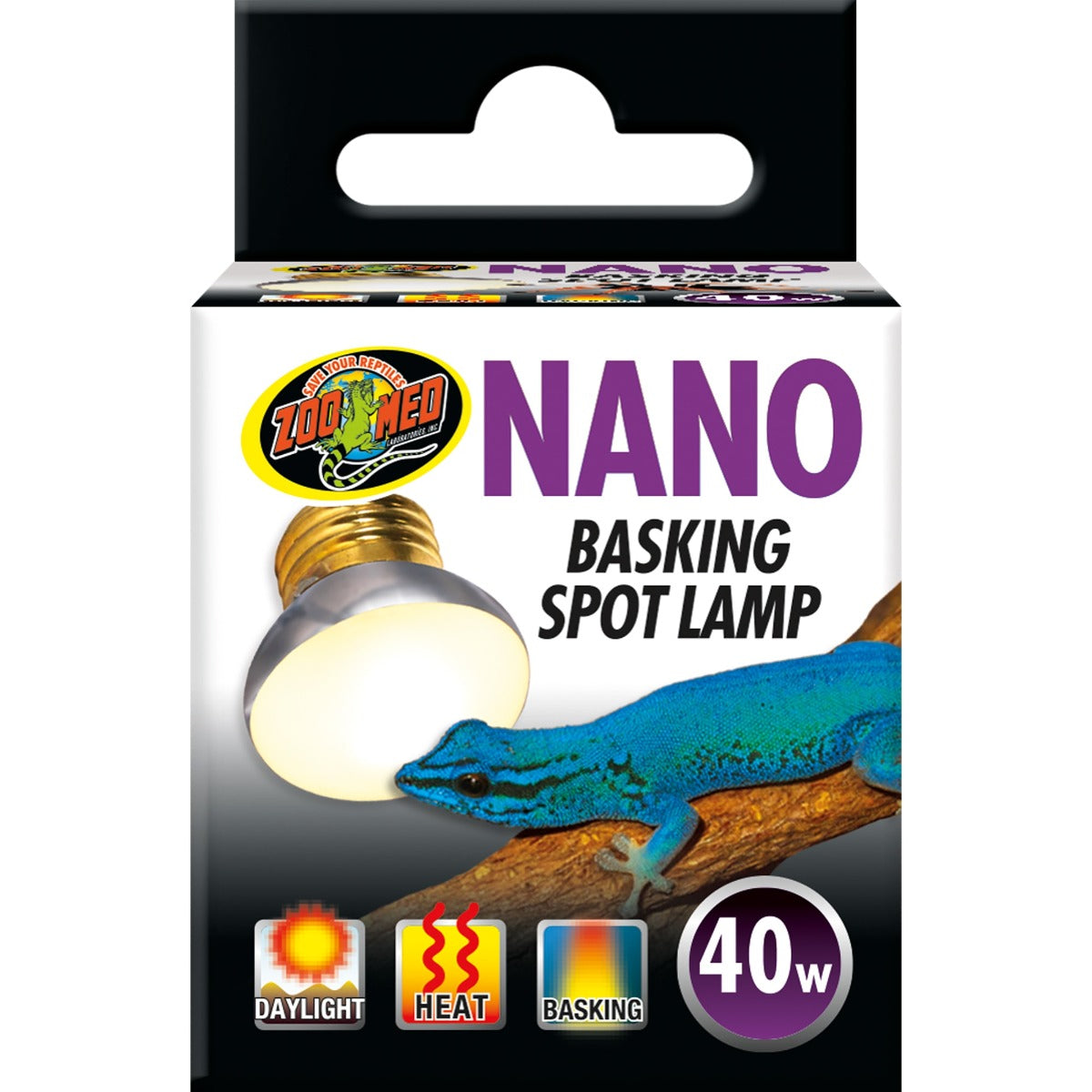 Zoo Med Nano Basking Spot Lamp - 40W - The Pet Source