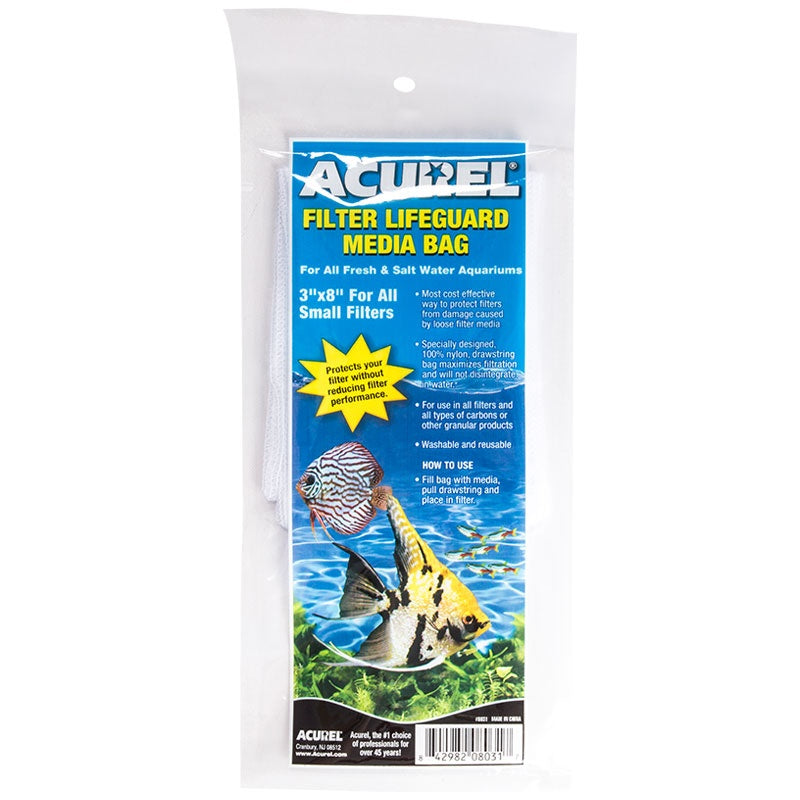 Acurel Filter Lifeguard Media Bag (3" x 8") - Small - The Pet Source