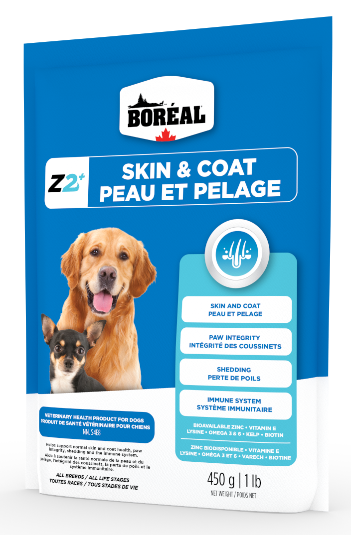 Boreal Z2+ Skin and Coat Supplement for Dogs - 1lb - The Pet Source