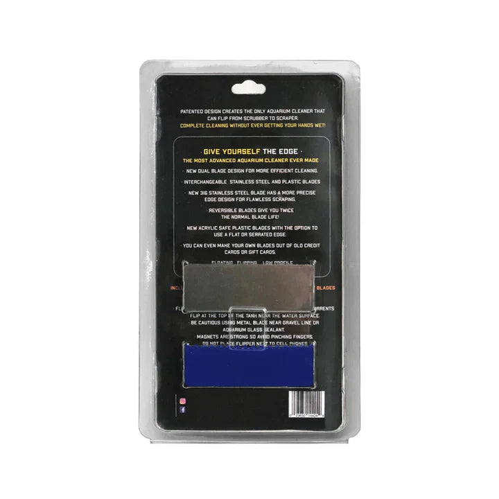 Flipper Edge 2 in 1 Floating Magnetic Aquarium Algae Cleaner (MAX) - The Pet Source