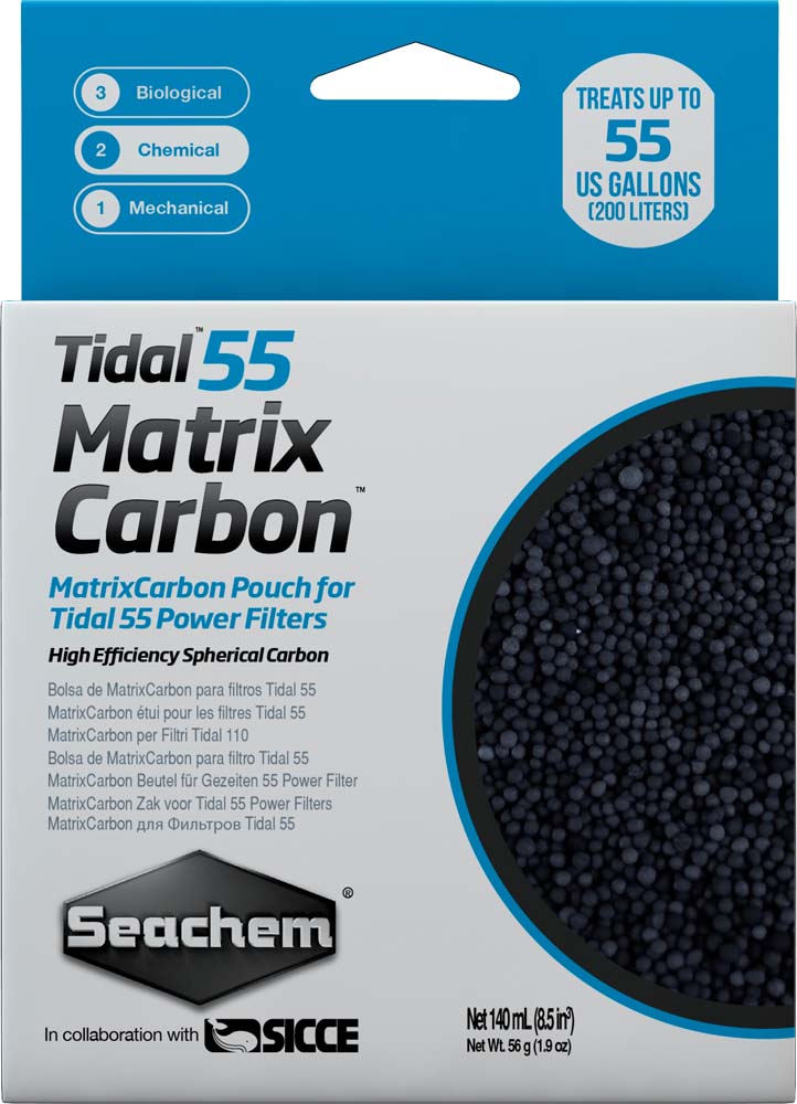 Seachem Tidal 55 Matrix Carbon - The Pet Source