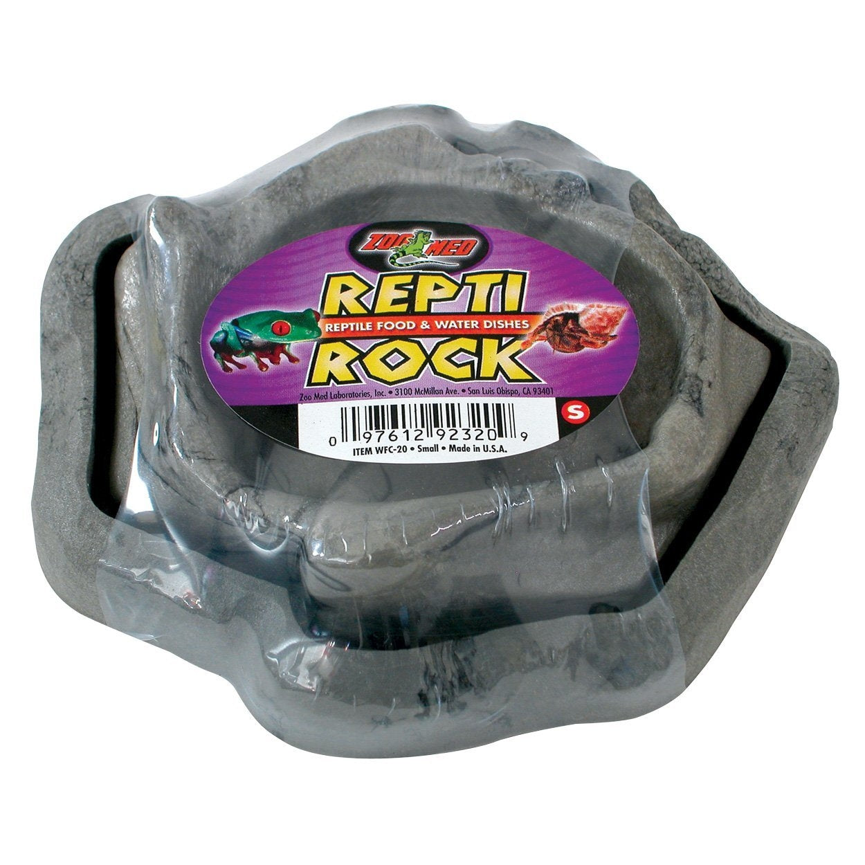 Zoomed Repti-Rock Food and Water Dish - Small - The Pet Source