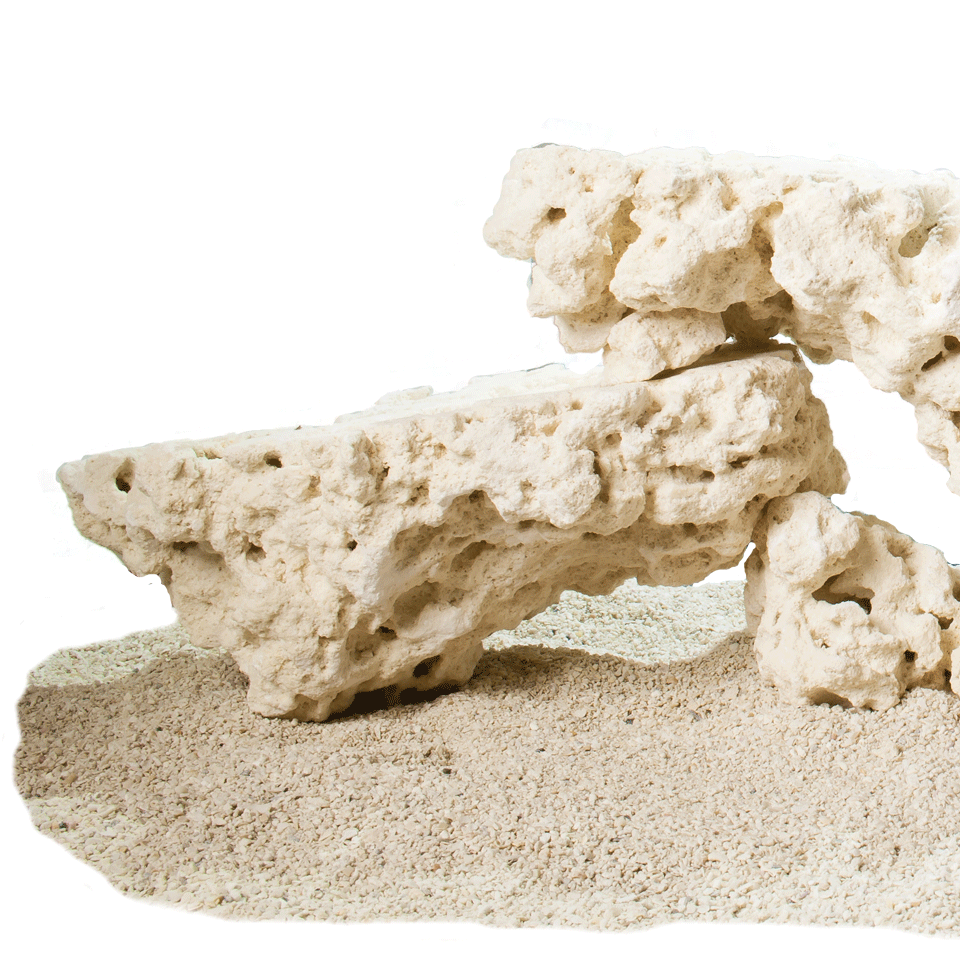 CaribSea South Seas Base Shelf Rock 40lb - The Pet Source