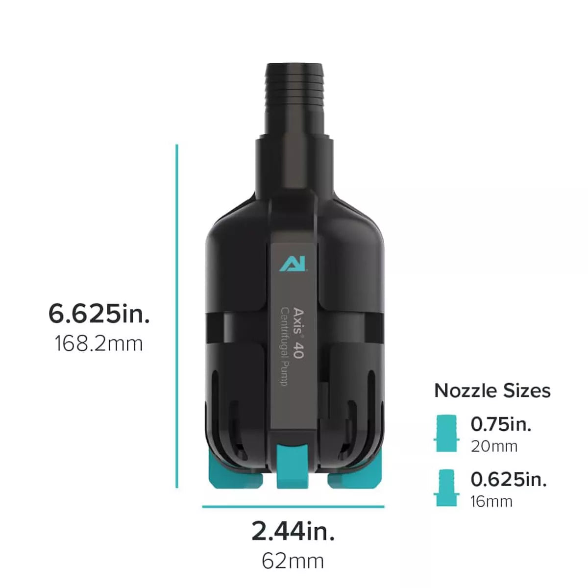 Aqua Illumination Axis 40 Centrifugal Pump (400 GPH) - The Pet Source