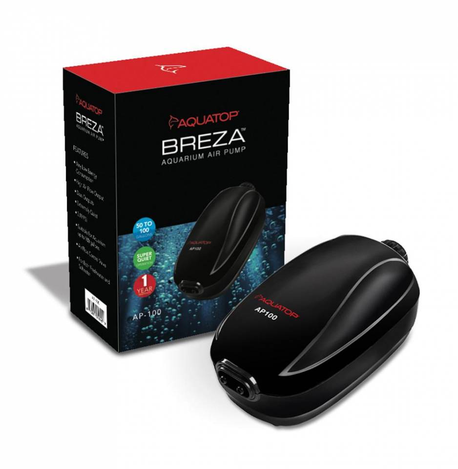 Aquatop BREZA AP-50 Aquarium Air Pump 40-100gal - The Pet Source