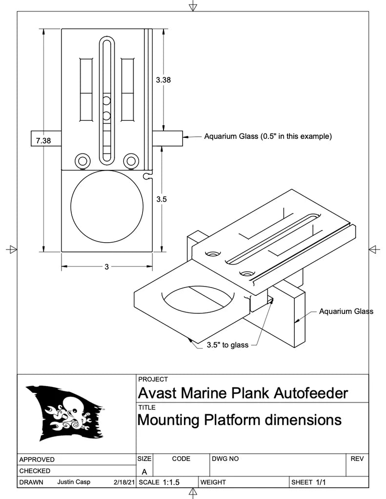 Avast Marine - The Plank Automatic Feeder v3.6 - The Pet Source