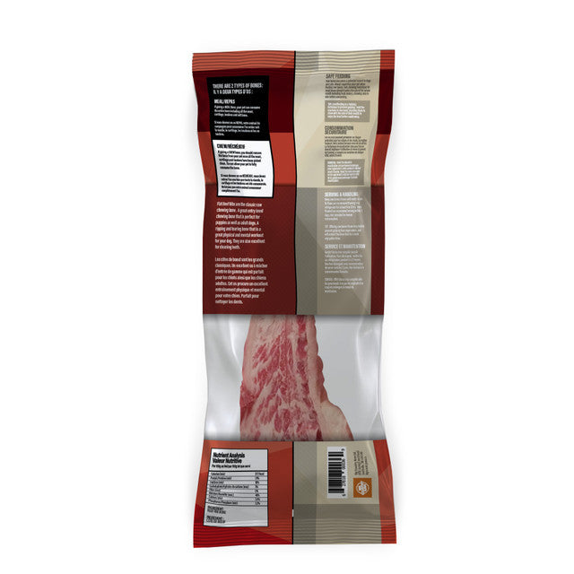 Big Country Raw Frozen Flat Rib Bone - 1pc - The Pet Source