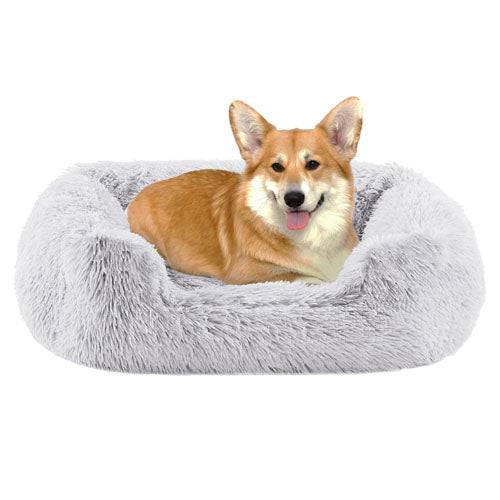 Best Friends By Sheri Soothe & Snooze Lounge Shag Dog Bed - 30" x 20" - The Pet Source