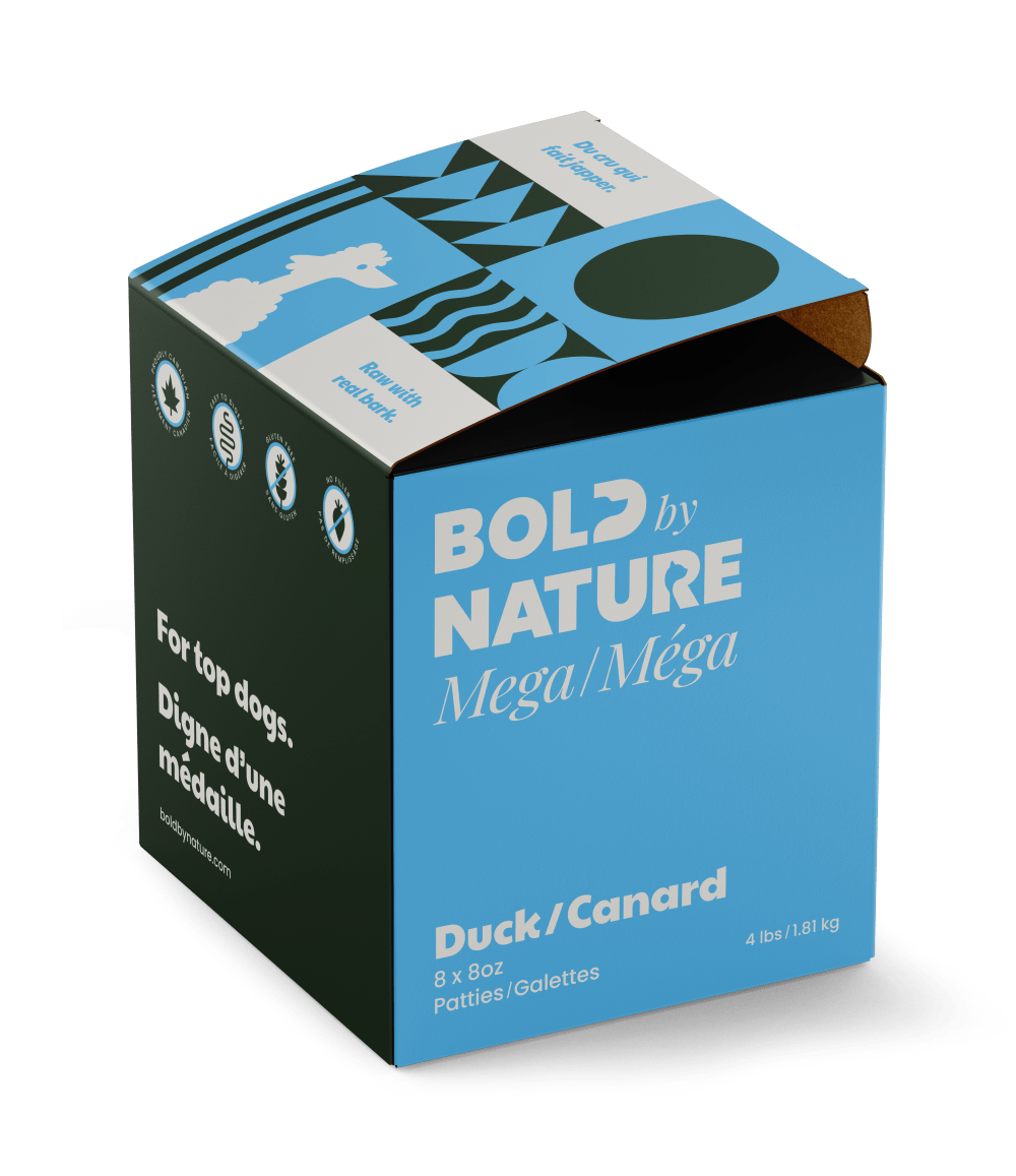Bold By Nature Mega Duck for Dogs - Patties - 4lb - The Pet Source