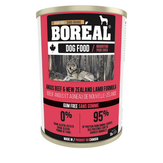 Boreal Angus Beef & New Zealand Lamb Wet Dog Food Can - 369g - The Pet Source