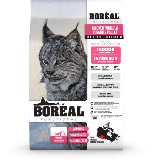 Boreal Functional Indoor Dry Cat Food - 2.26kg - The Pet Source