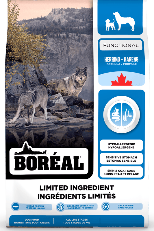 Boreal Functional Limited Ingredient Herring Dry Dog Food - 10kg - The Pet Source