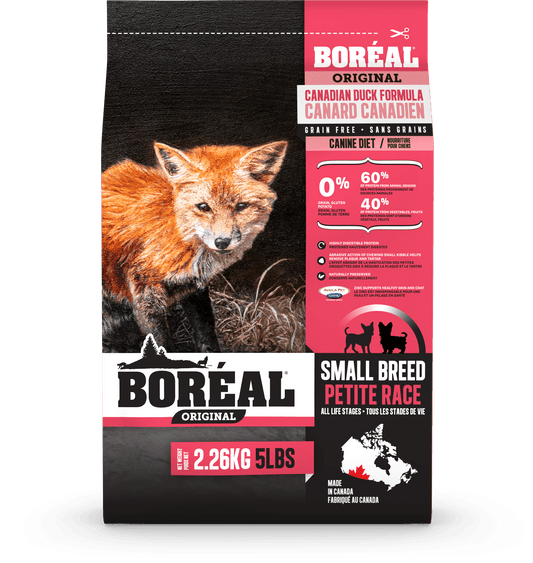 Boreal Original Small Breed Duck Dry Dog Food - 2.26kg - The Pet Source