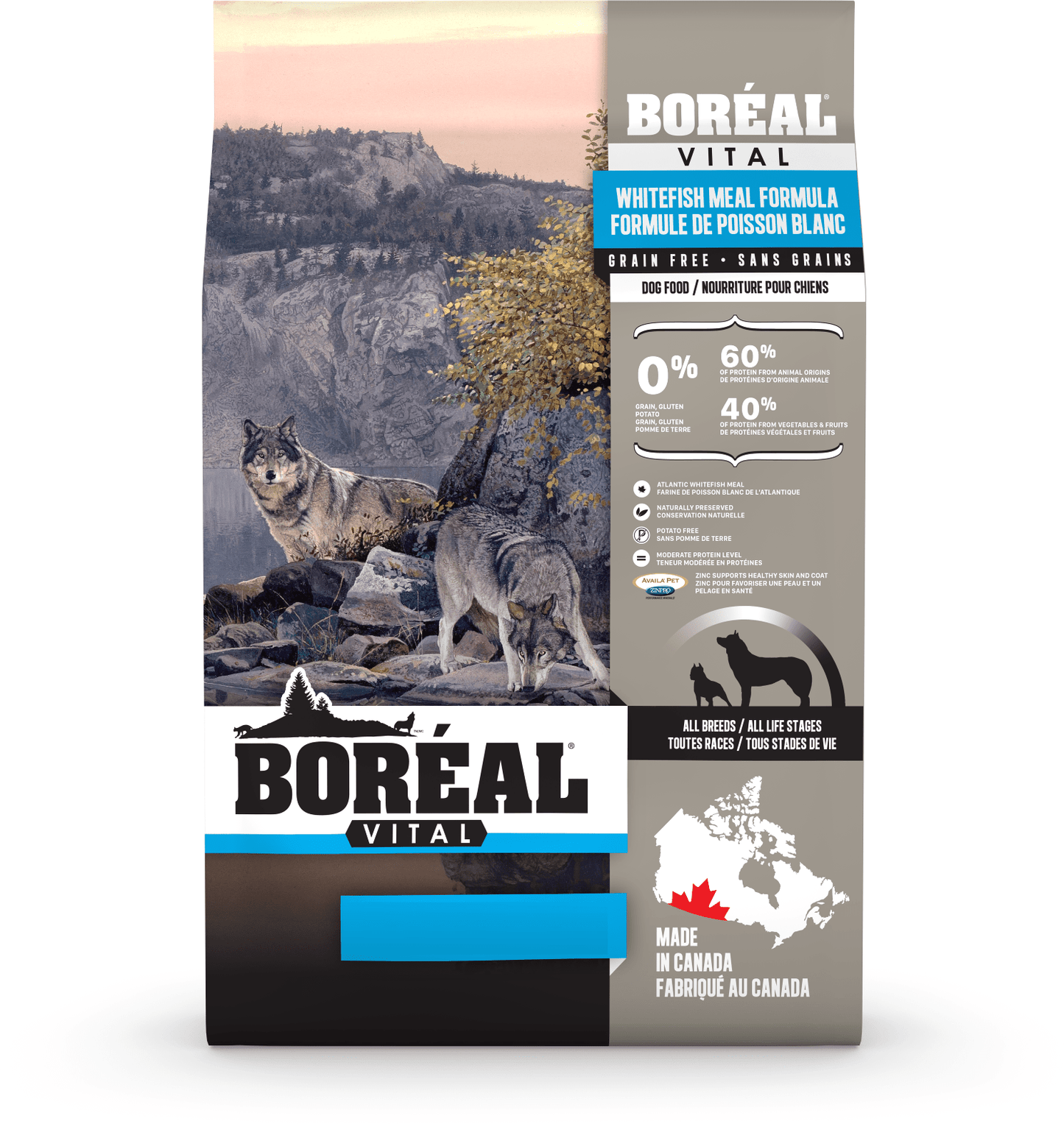 Boreal Vital Whitefish Dry Dog Food - 11.33kg - The Pet Source