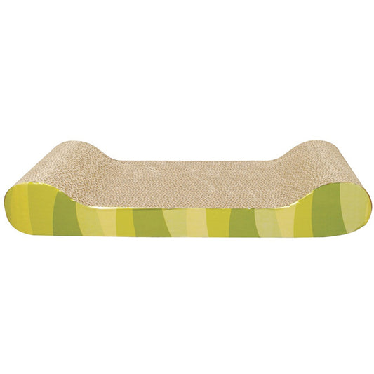 Catit Style Patterned Cat Scratcher with Catnip - Jungle Stripes - Lounge - The Pet Source