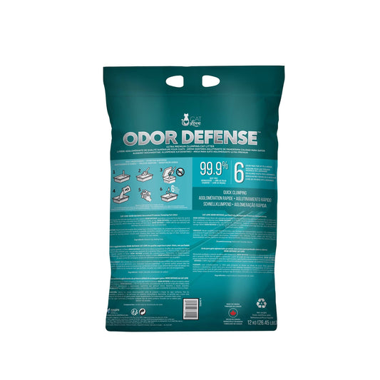 Cat Love Odor Defense Unscented Premium Clumping Cat Litter - 26.5lb - The Pet Source