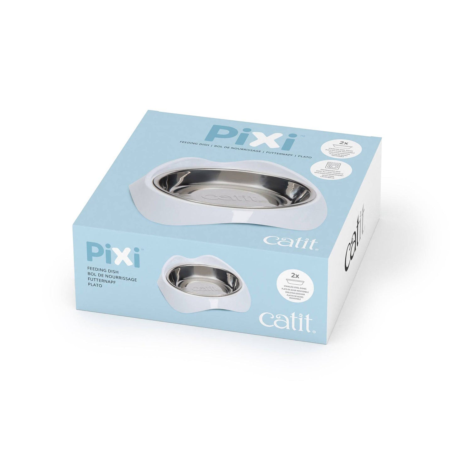 Catit PIXI Dish - White - The Pet Source