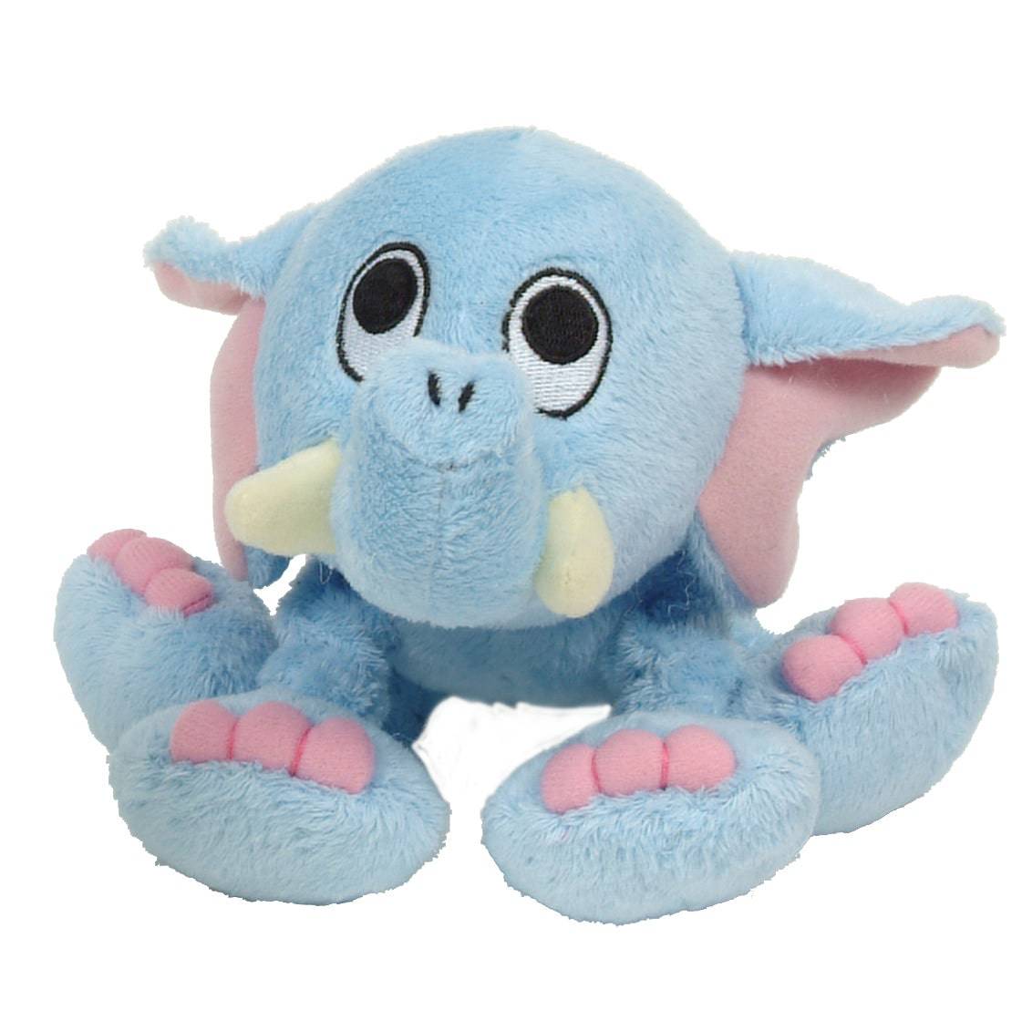 Dogit inPuppy Luvzin Plush Dog Toy with Squeaker - Blue Elephant - The Pet Source