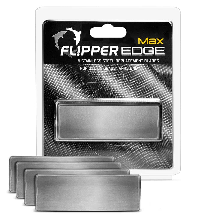 Flipper Edge MAX Stainless Steel Blades - 4pk - The Pet Source