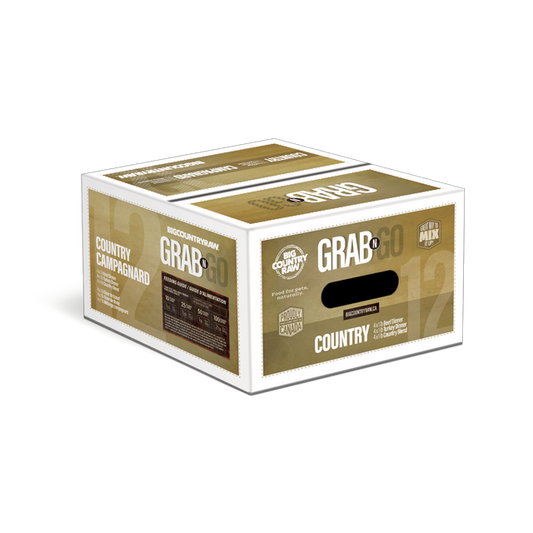 Big Country Raw Grab N Go Country Raw Frozen Dog Food - 12lb - The Pet Source