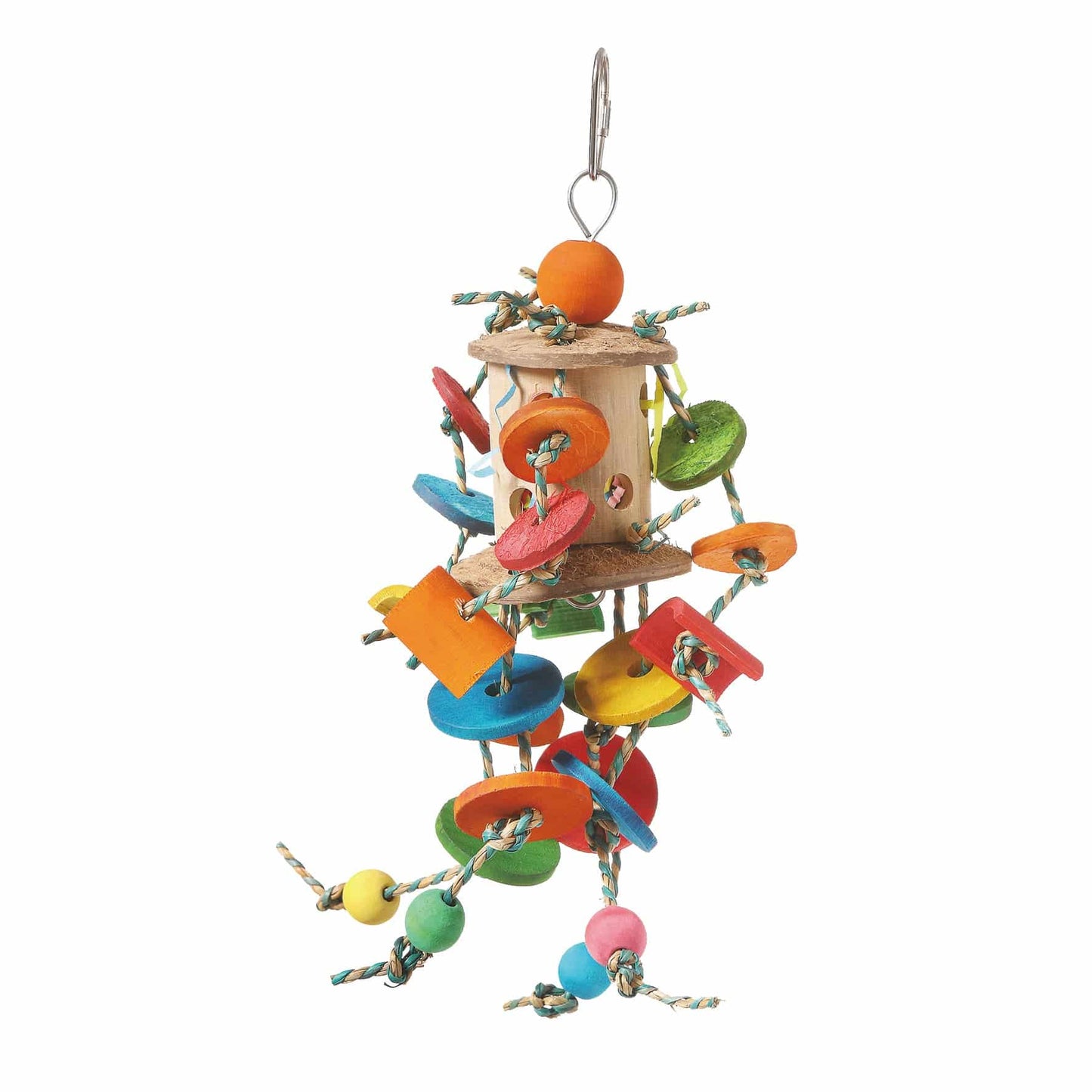 HARI SMART.PLAY Enrichment Parrot Toy - Coconut Merry-Go-Round - The Pet Source