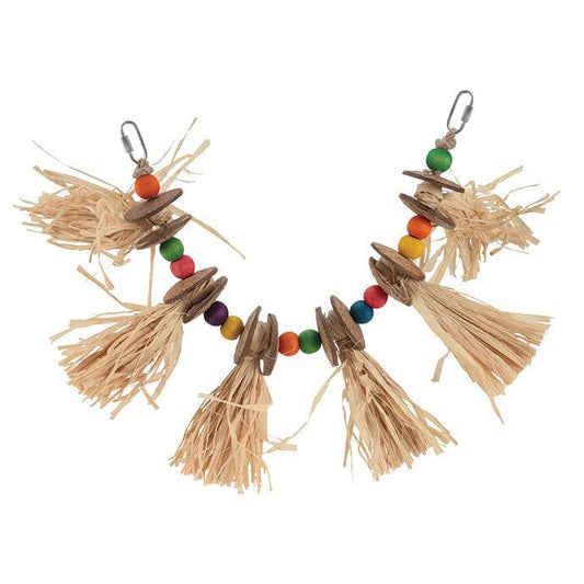 HARI SMART.PLAY Enrichment Parrot Toy - Hula Skirt - The Pet Source
