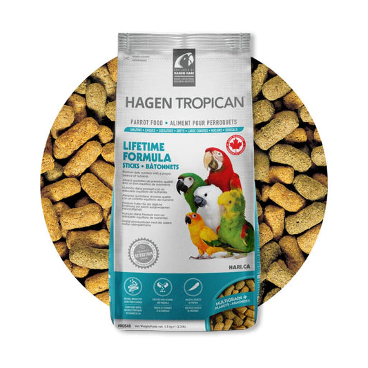 Tropican Lifetime Formula for Parrots Sticks - 3.5lb - The Pet Source