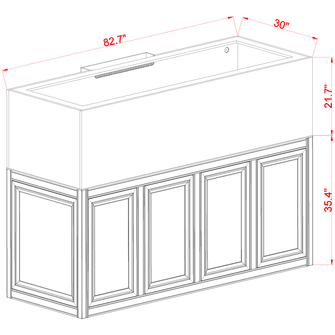 Innovative Marine EXT 240 Gallon Complete Reef System - Made To Order - White - The Pet Source