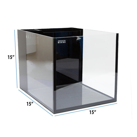 Innovative Marine NUVO Fusion - 15 AIO Cube Aquarium - Desktop Starter Kit - The Pet Source