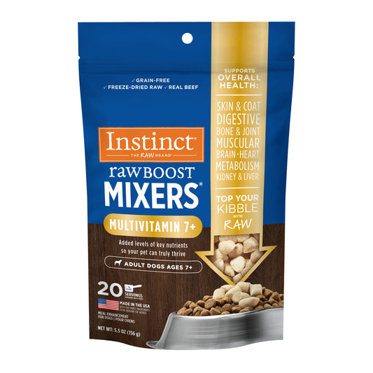 Instinct Raw Boost Mixers Multivitamin for Adult Dogs 7+ Food Topper - 5.5oz - The Pet Source