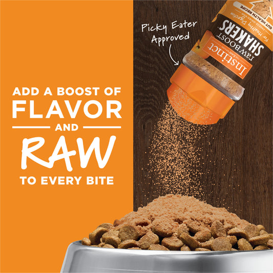 Instinct Raw Boost Shakers Gut Health Dog Food Topper - 5.5oz - The Pet Source
