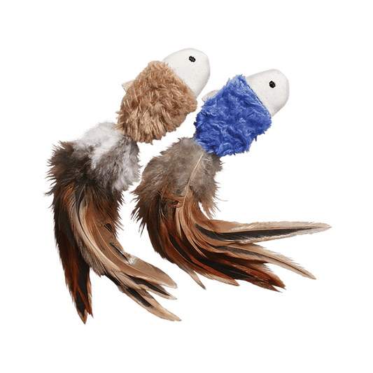 Kong Naturals Crinkle Fish 2-pck - The Pet Source