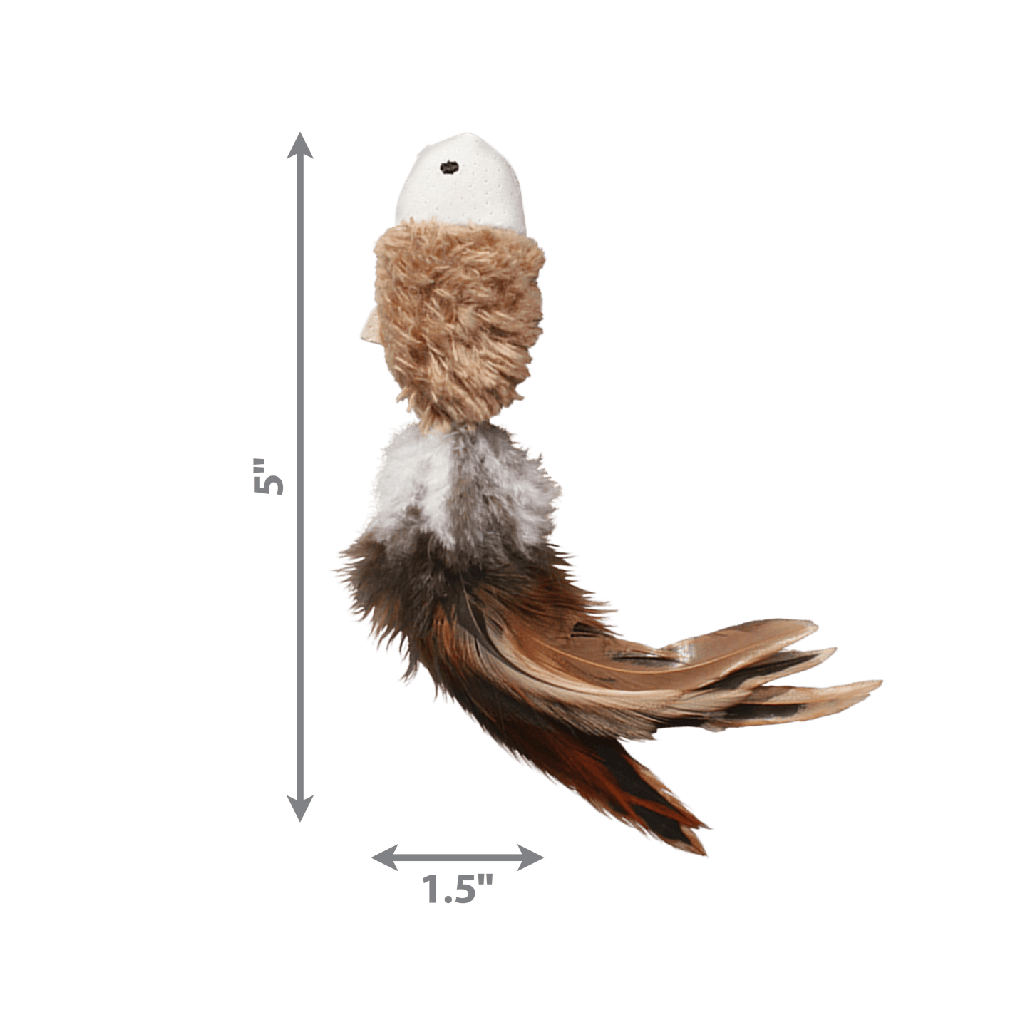 Kong Naturals Crinkle Fish 2-pck - The Pet Source