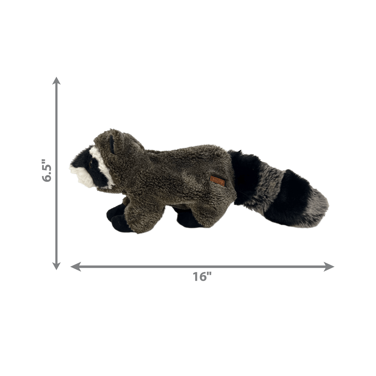 Kong Wild Low Stuff Raccoon Medium - The Pet Source