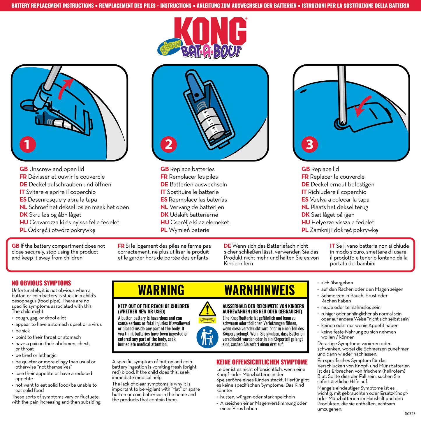 Kong Bat-a-Bout Glow Aquarium - The Pet Source