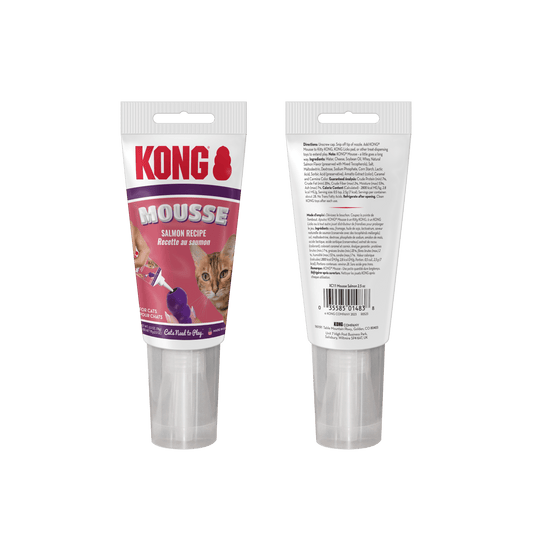 Kong Mousse Salmon Cat Treat 2.5 oz - The Pet Source