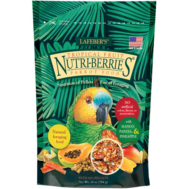 Lafeber Tropical Fruit Nutri-Berries for Parrots - 10oz - The Pet Source