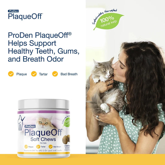 NaturVet ProDen PlaqueOff Cat Soft Chews - 45ct - The Pet Source