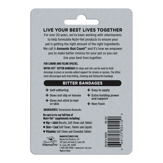 Nutri-Vet Bitter Bandage - 2 Inch - The Pet Source