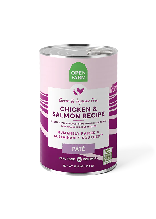 Open Farm Chicken & Salmon Pâté Wet Dog Food - 12.5oz - The Pet Source