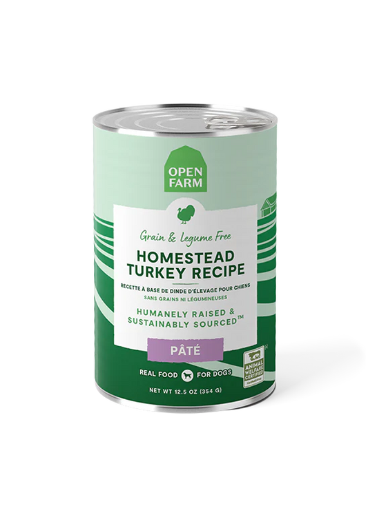 Open Farm Homestead Turkey Pâté Wet Dog Food - 12.5oz - The Pet Source