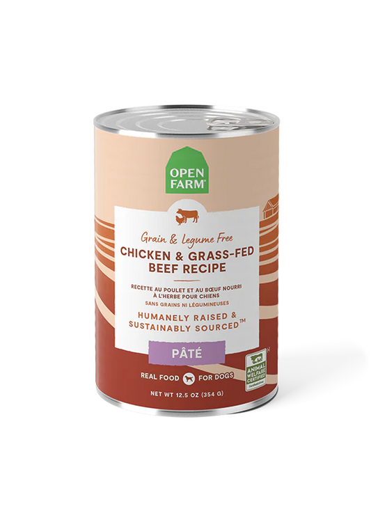 Open Farm Chicken & Grass Fed Beef Pâté Wet Dog Food - 12.5oz - The Pet Source